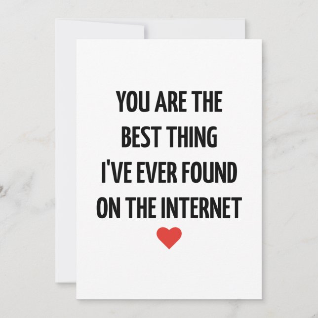 Tarjeta Festiva Funny Valentine Cards for Boyfriend, Birthday Card (Anverso)