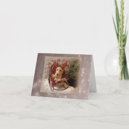 Tarjeta Festiva Furry & Bright Howliday