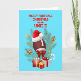 Tarjeta Festiva Fútbol Tío Navidades