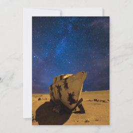 Tarjeta Festiva Galaxy Boat;  5 x 7 Expression/Greeting Card