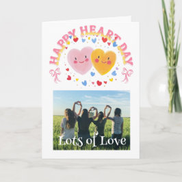 Tarjeta Festiva Galentine’s Day Custom Photo Card