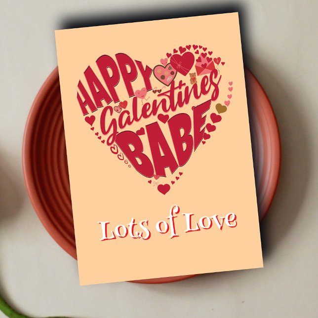 Tarjeta Festiva Galentine’s Day Custom Photo Card (Subido por el creador)