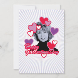 Tarjeta Festiva Galentines Card con Coronation Street's Gail Platt