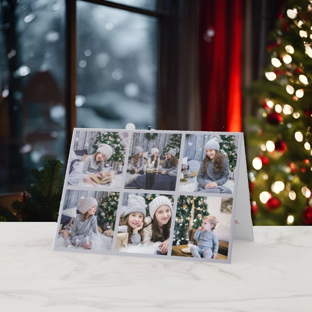 Tarjeta Festiva Galería de Navidades fotográficos para 6 niños en  (Subido por el creador)