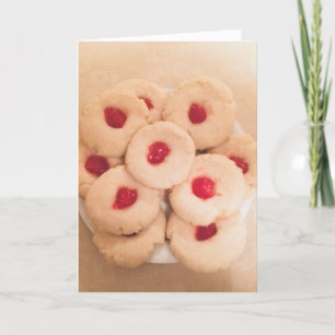 Tarjeta Festiva Galleta de Mantequilla 