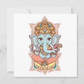 Tarjeta Festiva Ganesh
