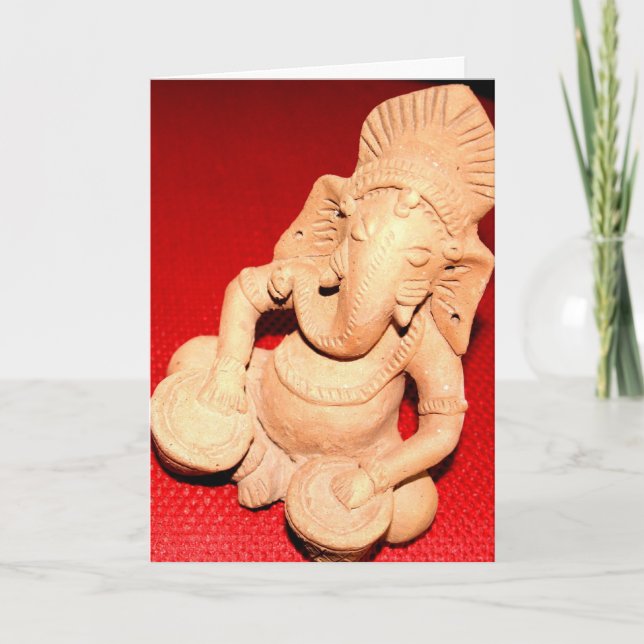 Tarjeta Festiva Ganesha (Anverso)