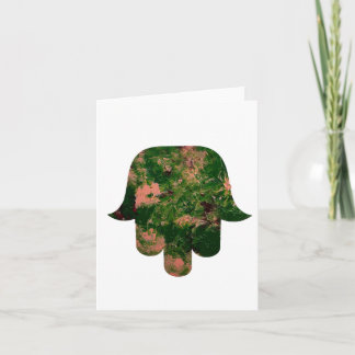 Tarjeta Festiva Garden Hamsa Balloon Painting Studio Art 