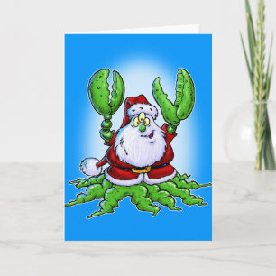 Tarjeta Festiva Garras de Santa