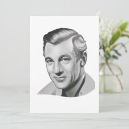 Tarjeta Festiva Gary Cooper