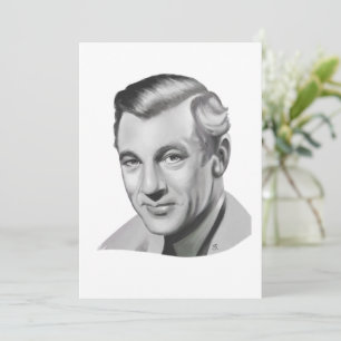 Tarjeta Festiva Gary Cooper