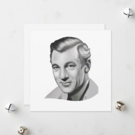 Tarjeta Festiva Gary Cooper