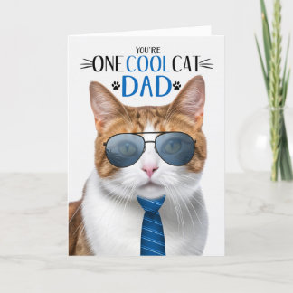 Tarjeta Festiva Gato de Guay del día uno de los gatos de un gato n