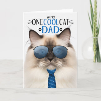 Tarjeta Festiva Gato de Guay del Día Uno del Gato del Gato del Gat