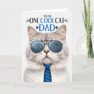 Tarjeta Festiva Gato de Guay del Día Uno del Gato del Gato Tabby d