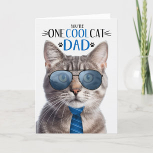 Tarjeta Festiva Gato de Guay del Día Uno del Gato del Gato Tabby d