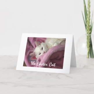 Tarjeta Festiva Gato de Pascua