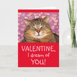 Tarjeta Festiva Gato enamorado para siempre El día de San Valentín