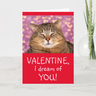 Tarjeta Festiva Gato enamorado para siempre El día de San Valentín