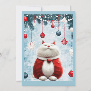 Tarjeta Festiva Gato fantástico festivo