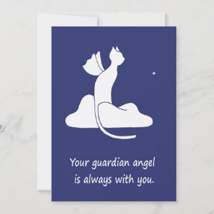 Tarjeta Festiva Gato guardián