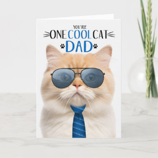 Tarjeta Festiva Gato Munchkin gato de Guay del día de un padre