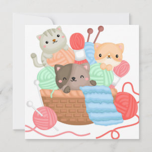 Tarjeta Festiva Gatos