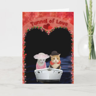 Tarjeta Festiva Gatos graciosos de personalizable