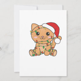 Tarjeta Festiva Gatos Navidades Animales de Invierno Gatos