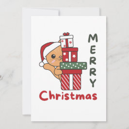 Tarjeta Festiva Gatos Navidades regalan gatos de invierno