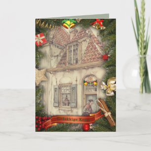 Tarjeta Festiva Gelukkige Kerst y Anton Pieck