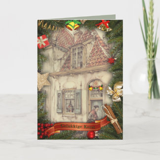 Tarjeta Festiva Gelukkige Kerst y Anton Pieck