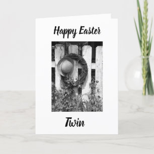 TARJETA FESTIVA ***GEMELA*** PARA PASCUA -- TRAE SOL A TODOS