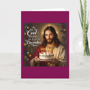Tarjeta Festiva Gente genial nacida en diciembre