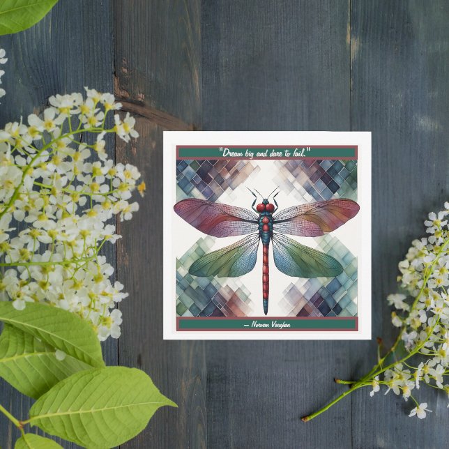 Tarjeta Festiva Geo Dragonfly personalizable descargable (Subido por el creador)