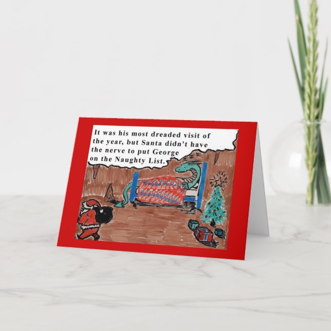 Tarjeta Festiva George el dragón (Anverso)