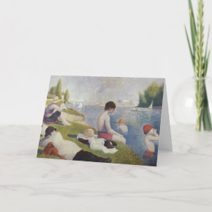 Tarjeta Festiva Georges Seurat - Bathers en Asnieres