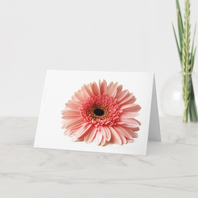 Tarjeta Festiva Gerbera (Anverso)