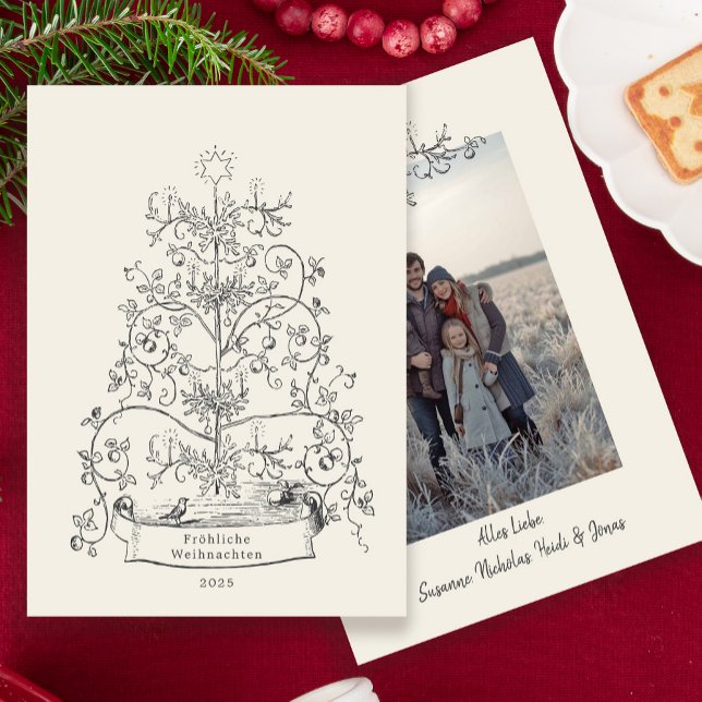 Tarjeta Festiva German Christmas | Fröhliche Weihnachten Photo (Subido por el creador)