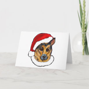 TARJETA FESTIVA GERMAN SHEPHERD