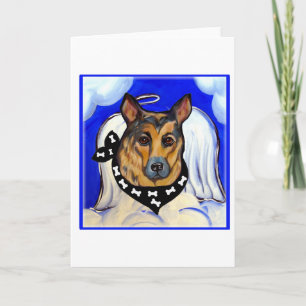 TARJETA FESTIVA GERMAN SHEPHERD