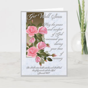 Tarjeta Festiva Get Well Card
