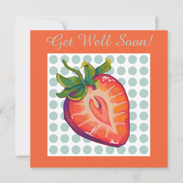 Tarjeta Festiva Get Well Soon (Anverso)