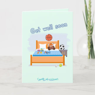 Tarjeta Festiva Get well soon greeting card  