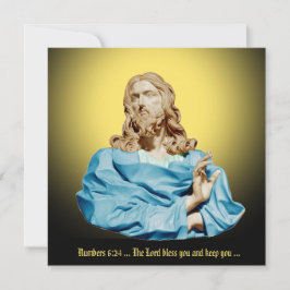 Tarjeta Festiva Gian Lorenzo Bernini Busto de Cristo 1679