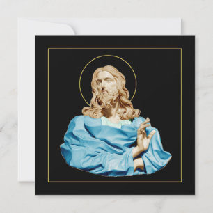 Tarjeta Festiva Gian Lorenzo Bernini Busto de Cristo 1679