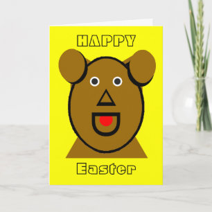 Tarjeta Festiva Gibney Easter piensas perros en el cielo