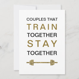 Tarjeta Festiva Gimnasio divertida/amante de la aptitud valentina/