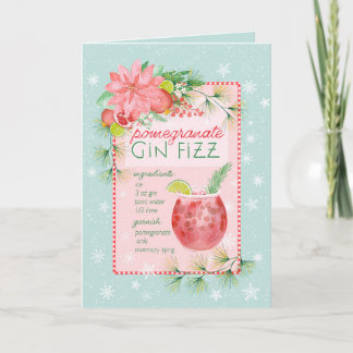 Tarjeta Festiva Gin Fizz de Granada