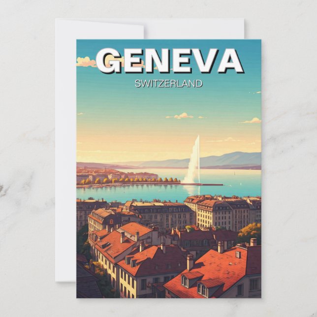 Tarjeta Festiva Ginebra Suiza Viajes